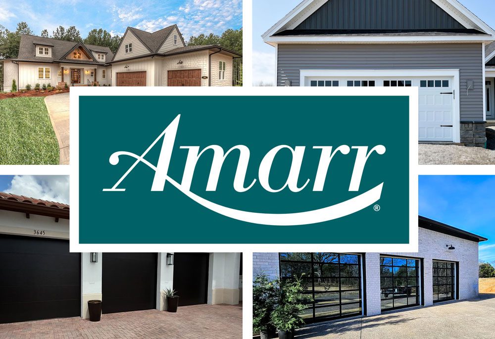 Amarr garage door showcased as part of garage door services Clarksville